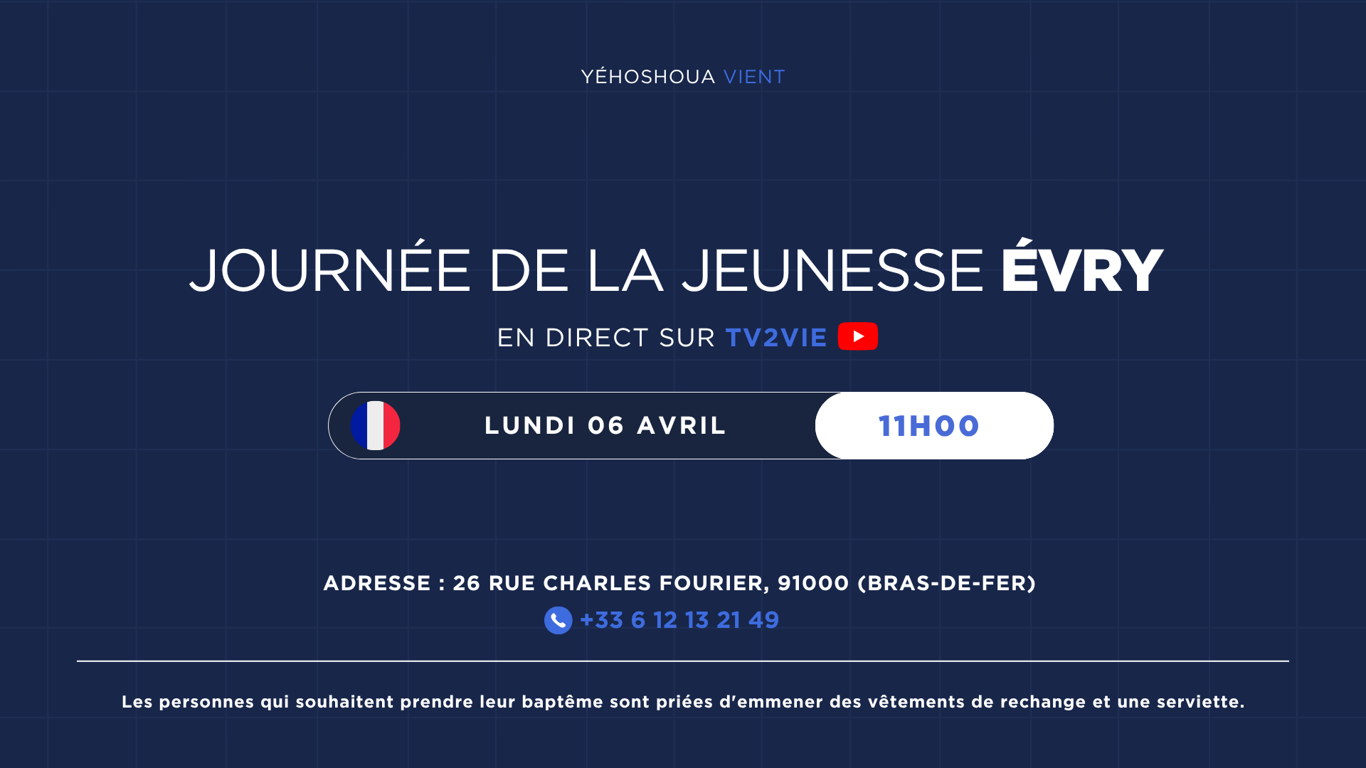 RÉUNION DE LA JEUNESSE - ÉVRY