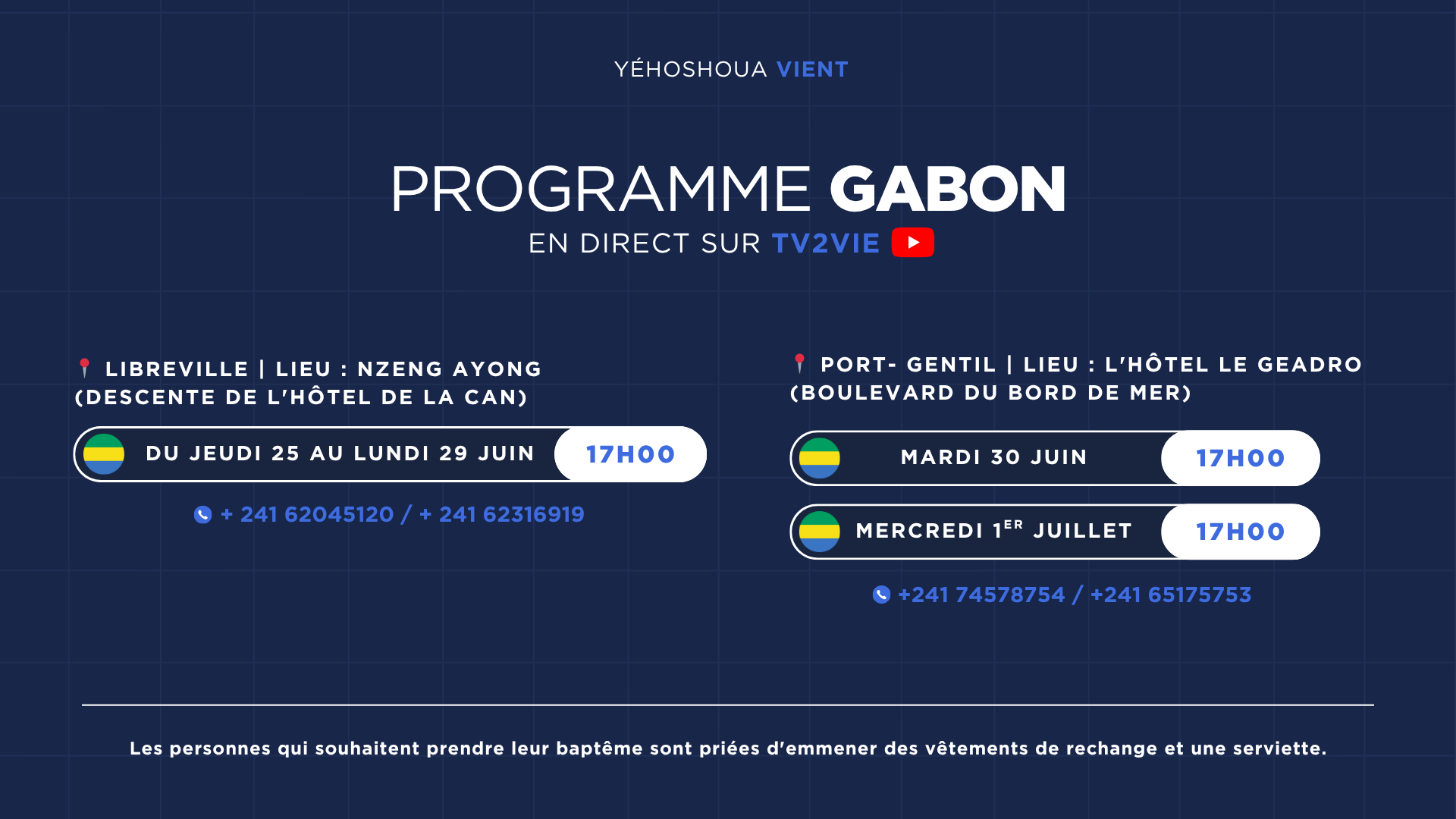 PROGRAMME- GABON