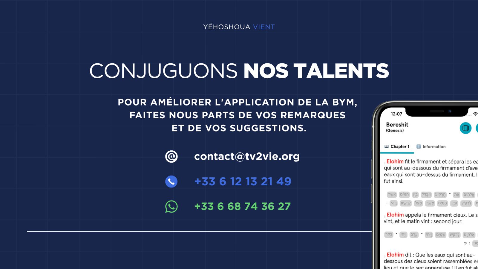 CONJUGUONS NOS TALENS