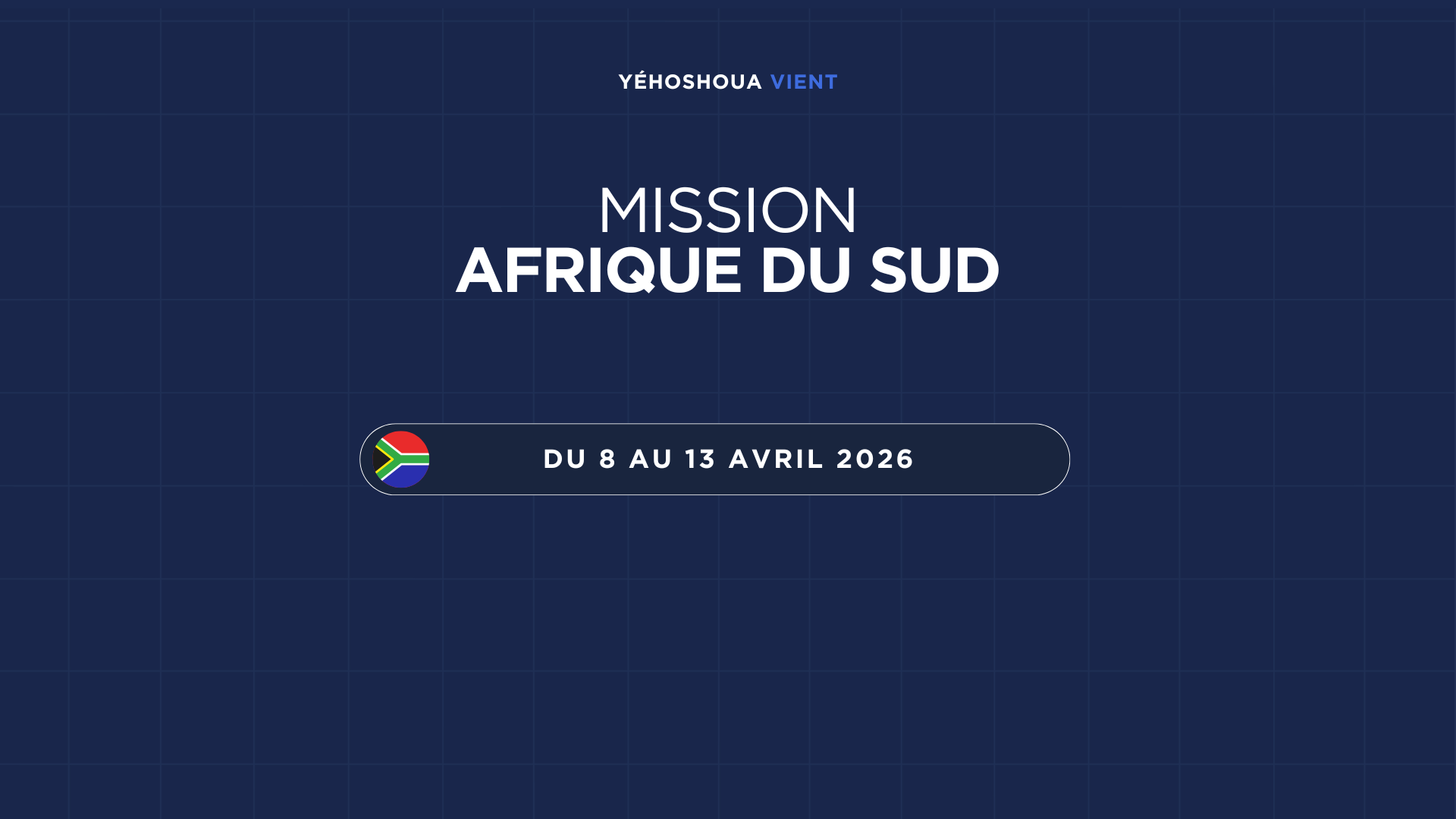 MISSION - AFRIQUE DU SUD